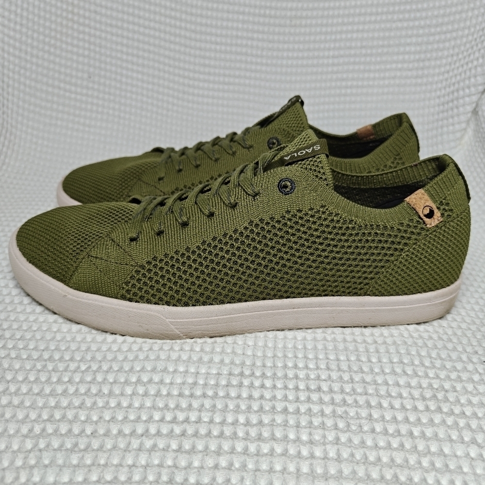 SAOLA Cannon Knit M 2.0 Burnt Olive Sustainable Sneakers Men's Shoes Size 11